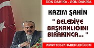 BELEDİYE BAŞKANLIĞINI BIRAKINCA....