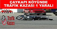 Çaykapı Köyünde Trafik kazası
