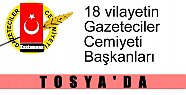 Gazeteciler Tosya'da Buluştu