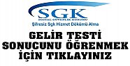 Gelir Testi Sonucunu Öğrenmek İstertmisiniz?