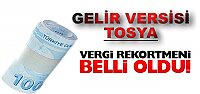 Tosya Gelir vergisi rekortmenleri açıklandı