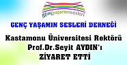 Genç Yaşamın Sesleri Derneği Rektörü Ziyaret Etti.