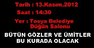 Gözler ve Ümitler 13 Kasım'da