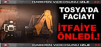 İTFAİYE DEPO YANGININA ZAMANINDA MÜDAHELE ETTİ