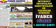İYADER BÜLTENİ 1.SAYISI ÇIKTI