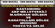 Karayolları Bölge Müdürü ve Milletvekilleri Tosya'da