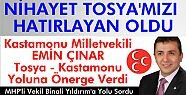 Kastamonu Millet Vekili Emin Çınar Tosya-Kastamonu Yolu için Önerge Verdi