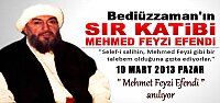 Mehmet Feyzi Efendi” anılıyor