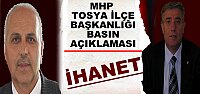MHP TOSYA İLÇE BAŞKANLIĞI BASIN AÇIKLAMASI
