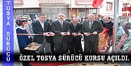 ÖZEL TOSYA SÜRÜCÜ KURSU AÇILDI.