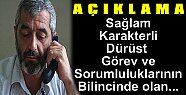 Sacittin BÖREKÇİ açıklama yaptı