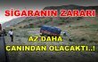 SİGARA - TRAFİK KAZASINA NEDEN OLDU