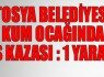 Son Dakika: Tosya Kum Ocağında İş Kazası : 1 Yaralı