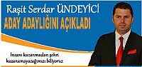 Tosya Ak Parti Belediye Başkanı İlk Aday Adayı Raşit Serdar Ündeyici