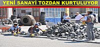 Tosya Aşağı Sanayi Sitesi Tozdan Kurtuldu