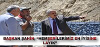 TOSYA BELEDİYE BAŞKANI KAZIM ŞAHİN SEBZE PAZARI İNŞAATINI İNCELEDİ
