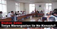 Tosya Belediyesi Marangoz Esnafı İle İstişare Toplantısı Düzenledi