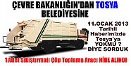 Tosya Belediyesine HİBE