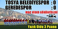 Tosya Belediyespor-Geredespor ile Puanları Paylaştı