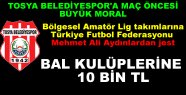 Tosya Belediyespor' a Maddi Destek