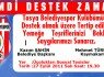 Tosya Belediyespor için Destek Yemeği düzenlendi