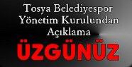 Tosya Belediyespor Kulübü Yönetim Kurulu AÇIKLAMASI