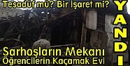 Tosya Cumhuriyet Mahallesinde Bir Ev Yanarak Kül Oldu