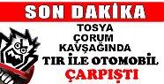 Tosya D-100 de Çorum Kavşağında Trafik kazası