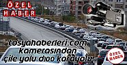 Tosya D-100 'de Trafik Kitlendi