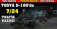 Tosya D-100 Gece Mesaisinde 1 Yaralı