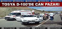 TOSYA D-100 KARAYOLUNDA TRAFİK KAZASI: 2 YARALI