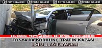 TOSYA D-100 TRAFİK KAZASI 4 ÖLÜ 1 YARALI