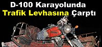 TOSYA D-100'DE İLGİNÇ TRAFİK KAZASI