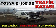 TOSYA D-100'DE TRAFİK KAZASI