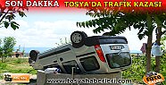 Tosya D-100'de Trafik Kazası ve Mucize Kurtuluş