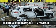 Tosya Dörtyol Kavşağında Trafik Kazası 5 Yaralı - Son Dakika