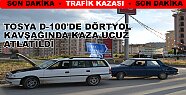 Tosya Dörtyol Kavşağında Trafik Kazası