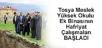 Tosya, ikinci MYO’nun hafriyatını attı