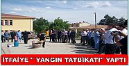 Tosya İtfaiyesi ve Hastane YANGIN TATBİKATI yaptı