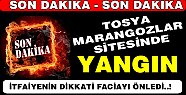 TOSYA İTFAİYESİNİN DİKKATİ FACİAYI ÖNLEDİ