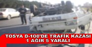 Tosya Kayaönü Köyü Mevkiinde Trafik Kazası