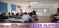 TOSYA MESLEK YÜKSEKOKULU’NDA DERSLER