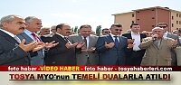 TOSYA MYO EK BİNA TEMELİ ATILDI