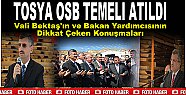 Tosya OSB Temel Atma Töreni Yapıldı