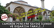 Tosya Yeni Camiinin Camları İçeride ve Dışarıda Farklı Sayıda