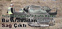 TOSYA’DA 1 GÜNDE 2 TRAFİK KAZASI MEYDANA GELDİ