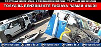TOSYA’DA BENZİNLİKTE TRAFİK KAZASI