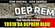 TOSYA'DA DEPREM OLDU