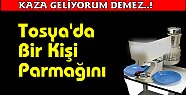 Tosya’da ilginç İş Kazası