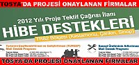 Tosya'da Kuzka Projesi Onaylanan Firmalar